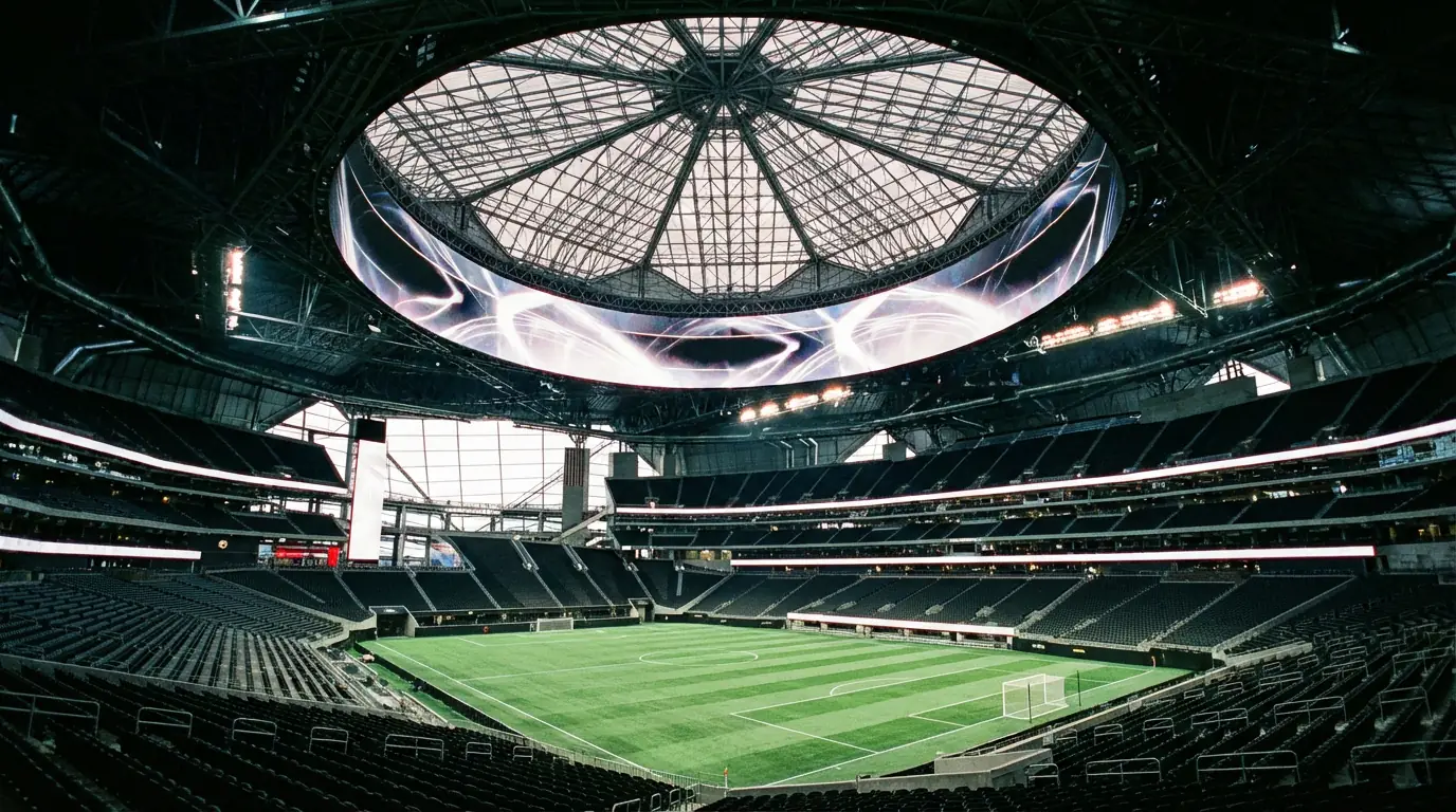 Mercedes-Benz Stadium de Atlanta, sede de los partidos de España en la fase de grupos del Mundial 2026